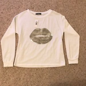CBR white sweater size S